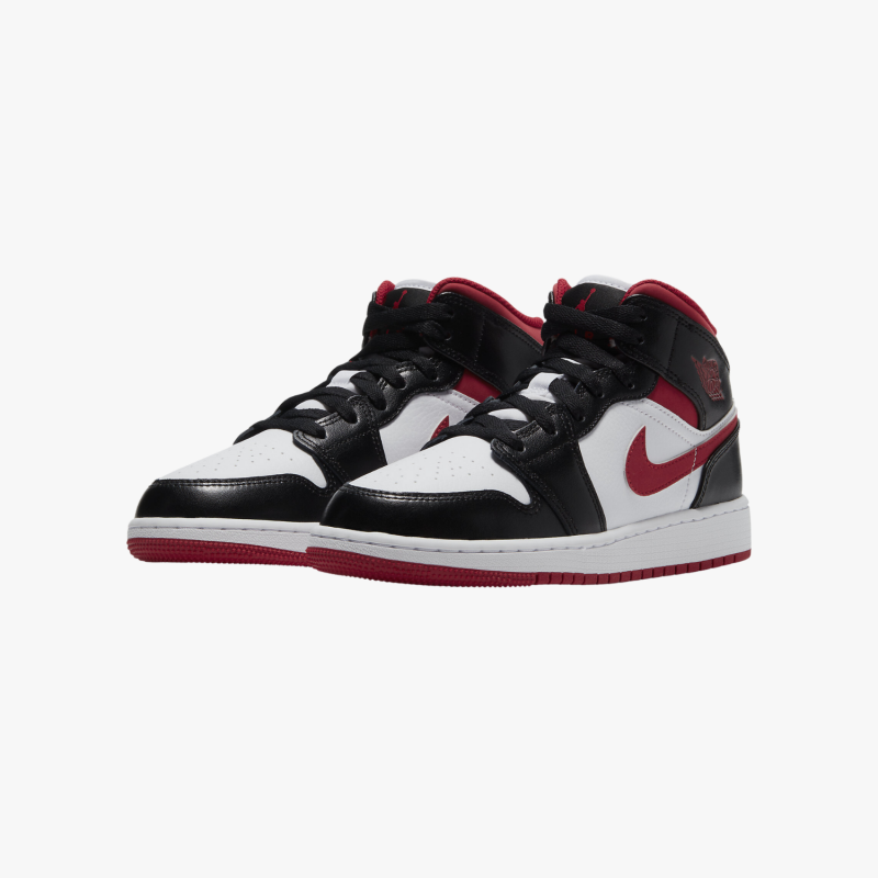 Jordan 1 Mid "Gym Red Black White"