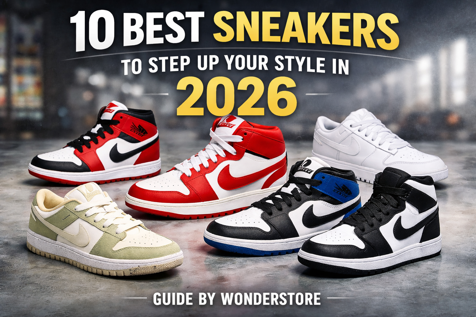 10 Best Sneakers to Step Up Your Style in 2026 — Guide by Wonderstore